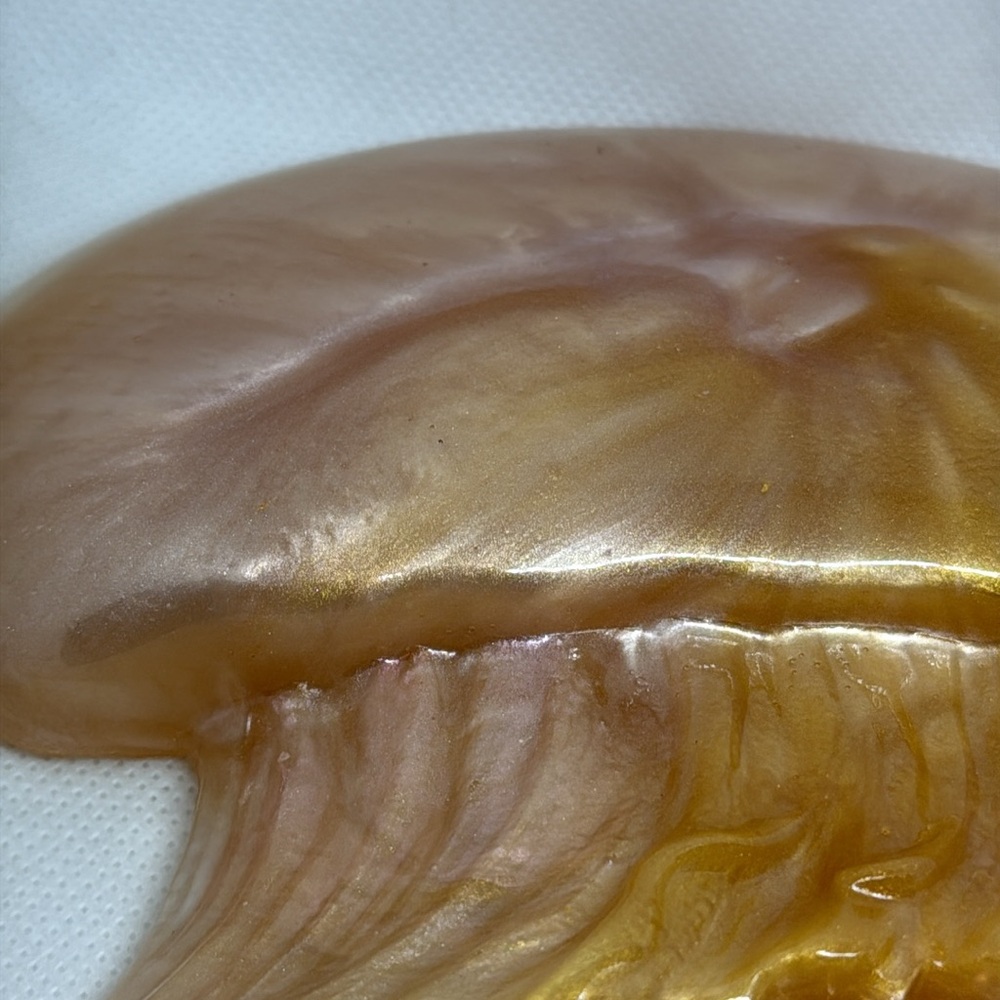 Elegant Gold Jellyfish Art Sculpture - Picture 14 of 17